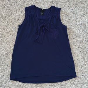 Navy Blue Tank Top